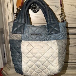 MZ Wallace *RARE* Colorblock Mini Metro Deluxe Tote